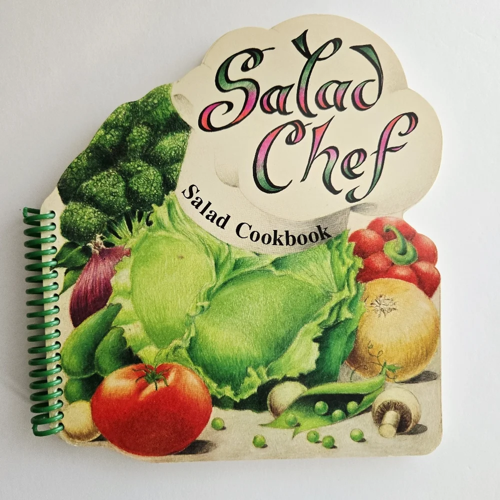 Salad Chef The Grand Cookbook Series Judith Bosley 1993 Recipes Salads Spiral